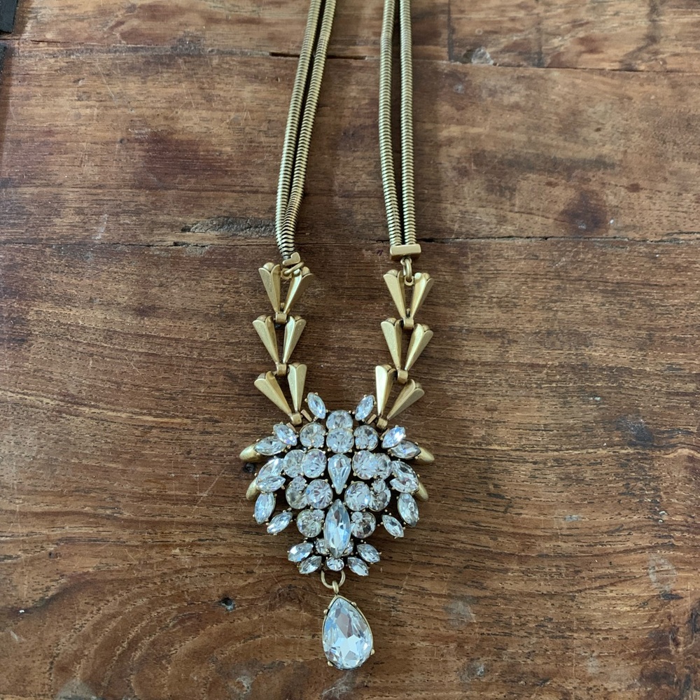 New J. Crew Crystal Necklace